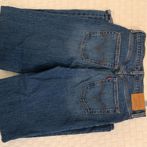Levi's Ribcage Straight Jeans, Full Length, Size 28 - Picture 9 of 13